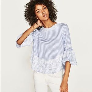 Listing goes off 7/7- Zara blouse
